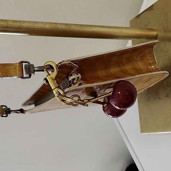 VTG FURLA Y2K  Crocs Soho/ Shoulder Bag - Picture 4 of 16